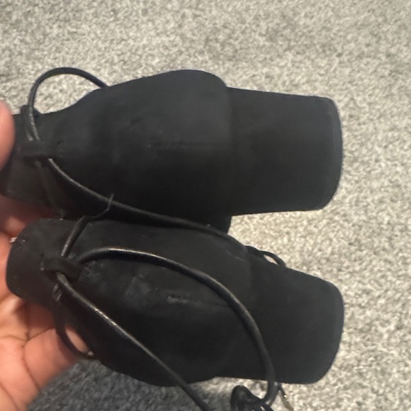 Sam Edelman Suede Lace-Up Women's Shoes - Picture 8 of 8